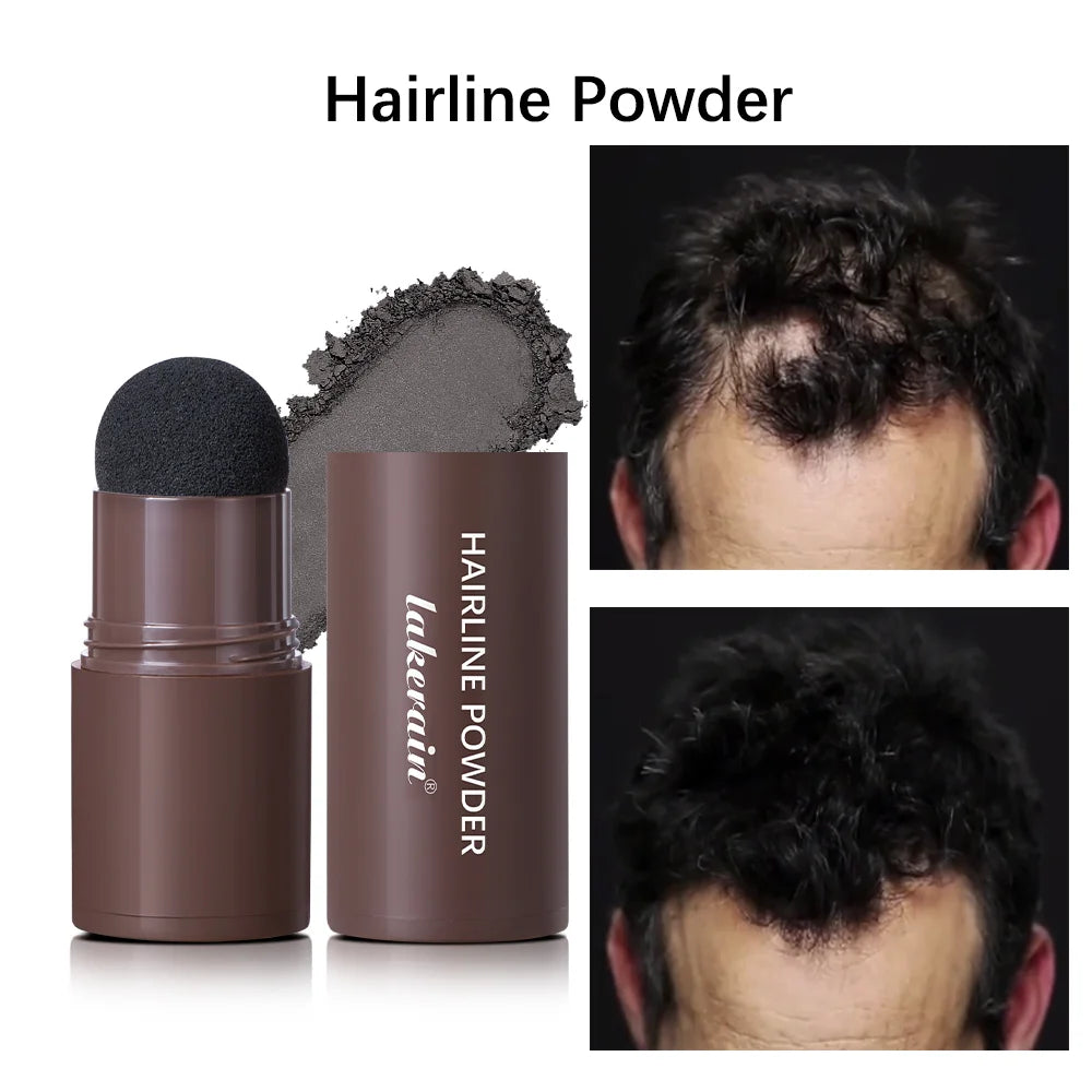 Penna correttore impermeabile per attaccatura dei capelli e radici – Copertura istantanea dei capelli bianchi con bastoncino in polvere facile da sfumare per capelli normali