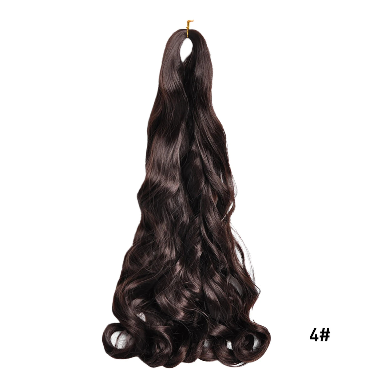 French Curls Braiding Hair Extensions Synthetic Hair Loose Wave Spiral Curl Braids High Temperature Ombre Pre Stretched Hair