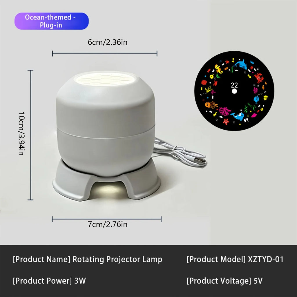 Starry Ocean Projector Night Light