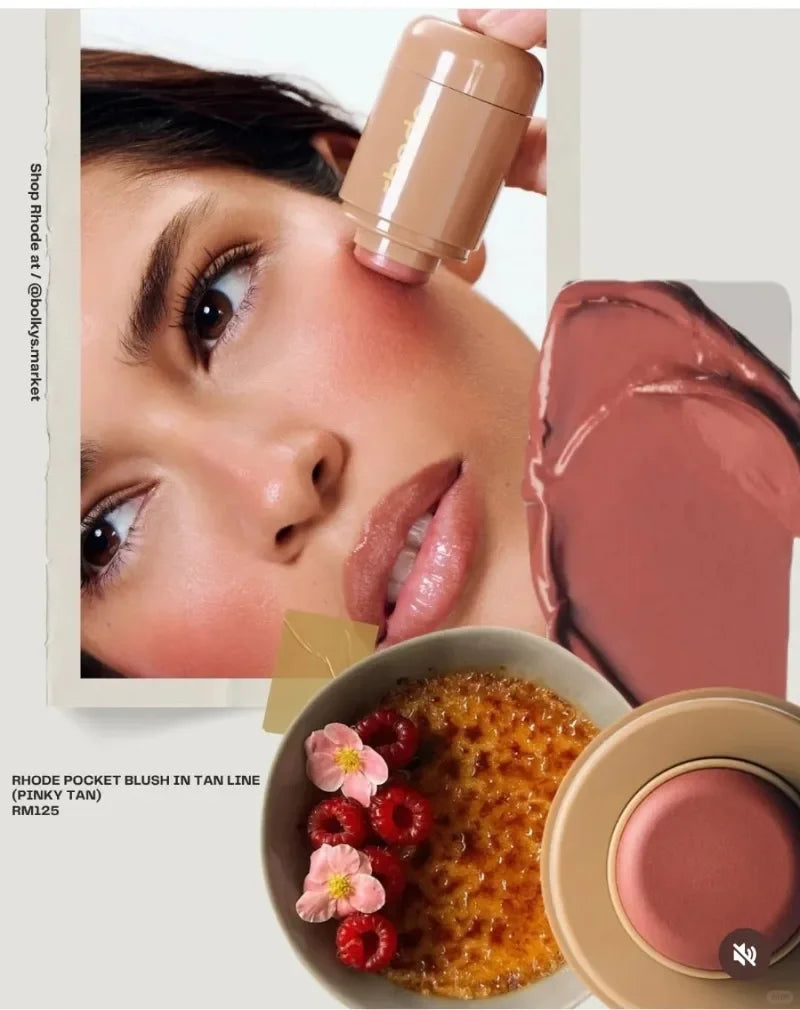 Hot Brand Fashion Cosmetics Portable Pocket Gift Bag Lip Gloss with Pattern Paste Powder Blusher Stick Blush Cream Daily Makeup