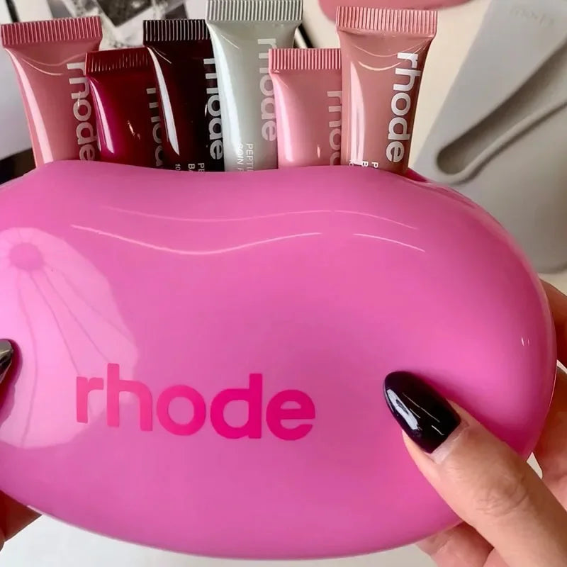 Hot Brand Fashion Cosmetics Portable Pocket Gift Bag Lip Gloss with Pattern Paste Powder Blusher Stick Blush Cream Daily Makeup
