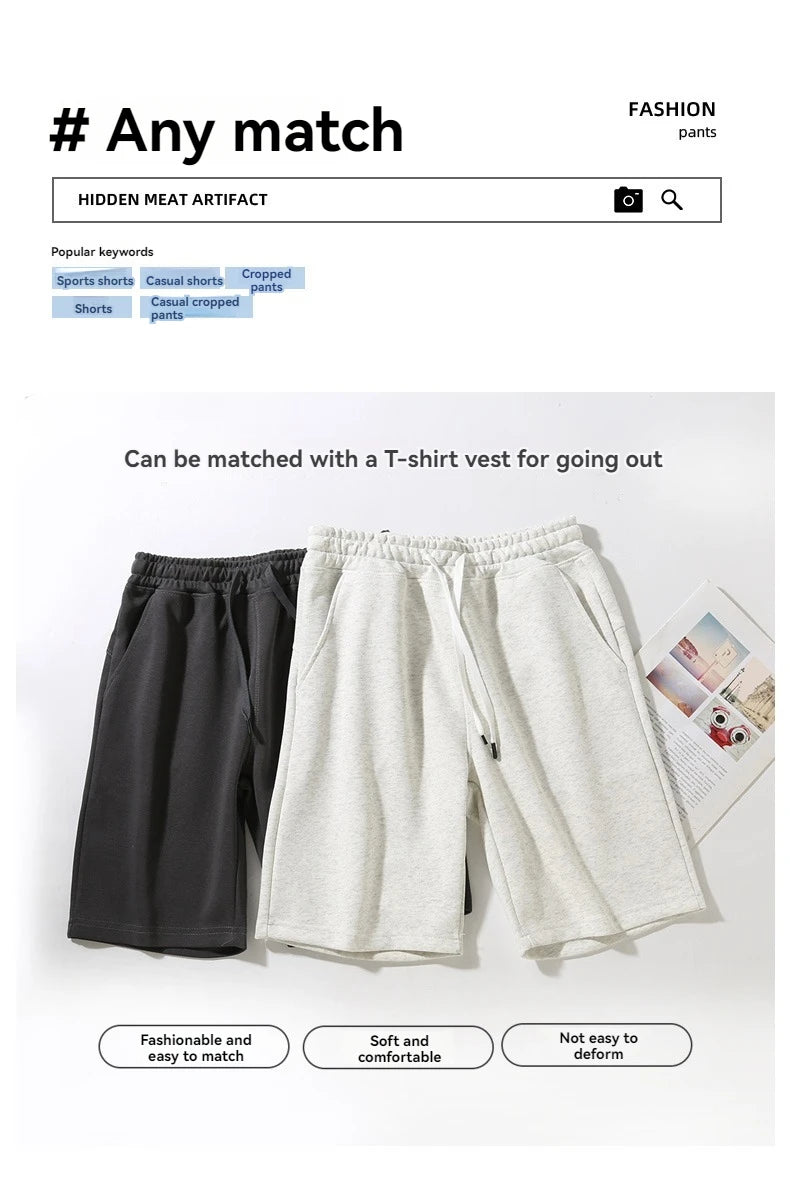Fashionable Ultra-thin Cotton Neutral Shorts For Sports