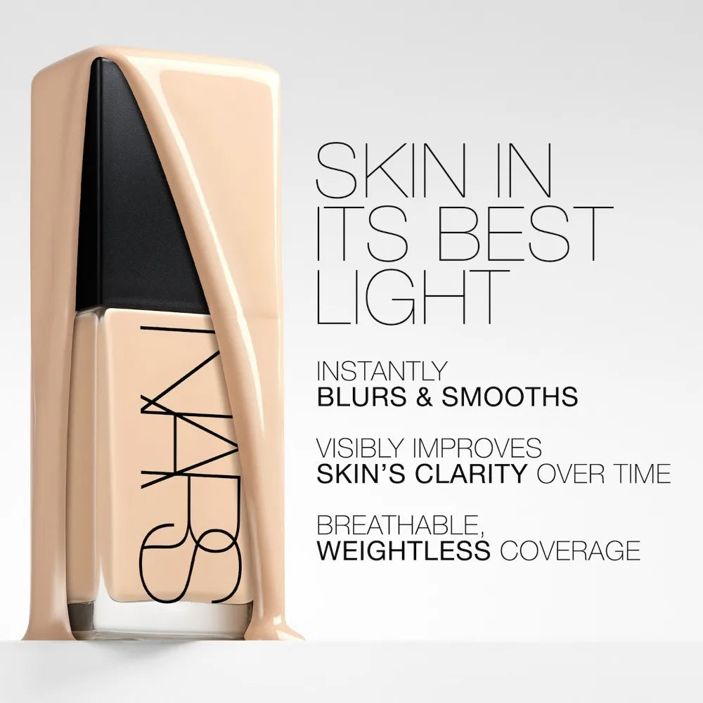 NARS Foundation Liquid Medium Coverage Natural Finish Skincare-infused Long Lasting Breathable Foundation For Sensitive Skin