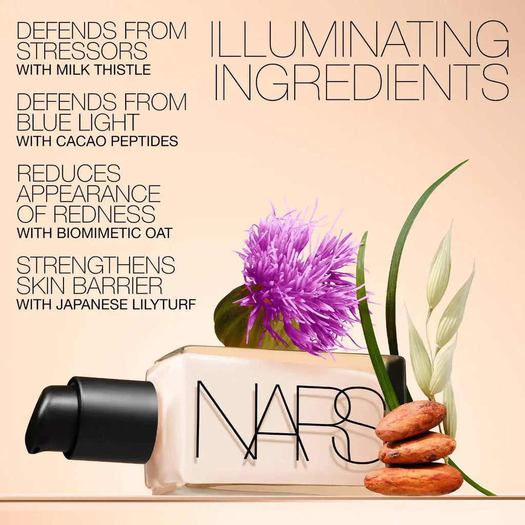 NARS Foundation Liquid Medium Coverage Natural Finish Skincare-infused Long Lasting Breathable Foundation For Sensitive Skin
